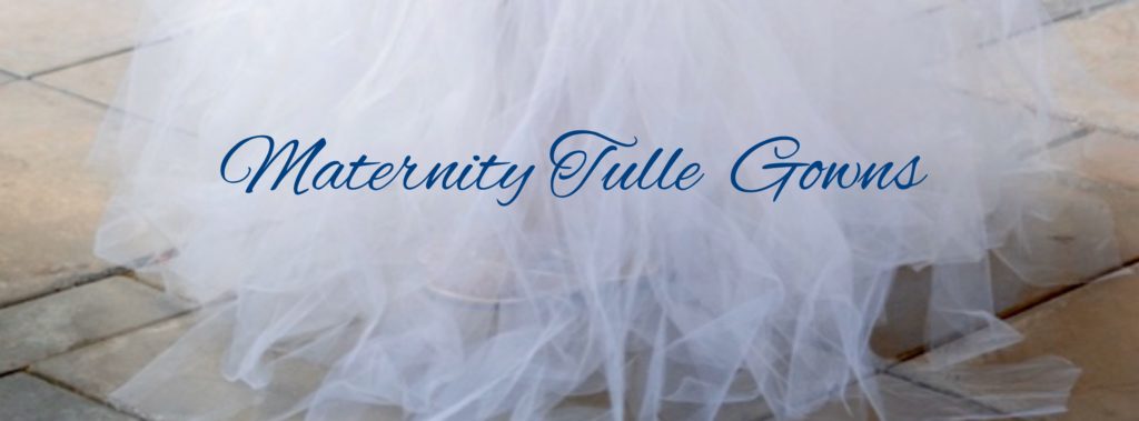 Maternity tulle gown blog