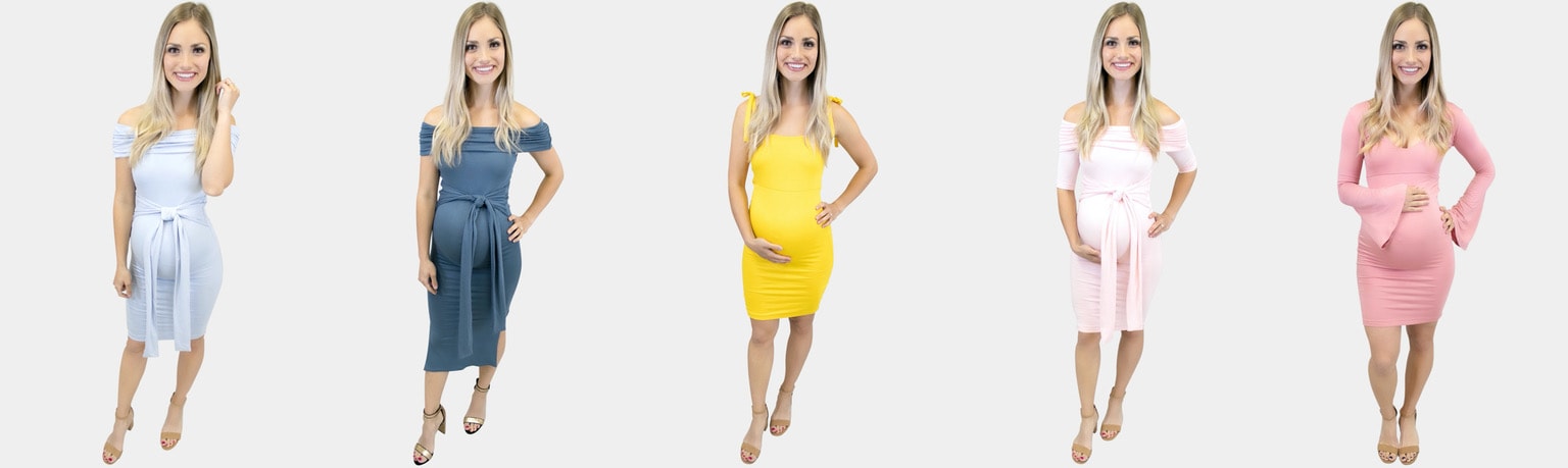 trending maternity dresses