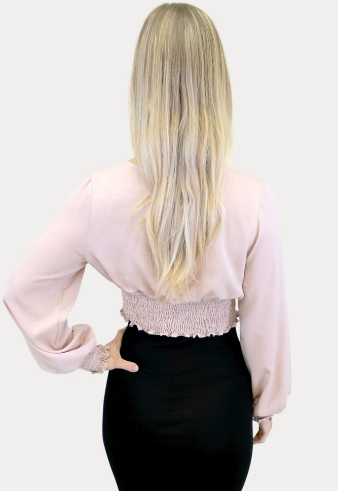 low cut maternity crop top
