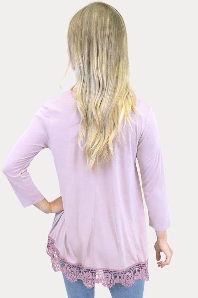 embroidered maternity tunic