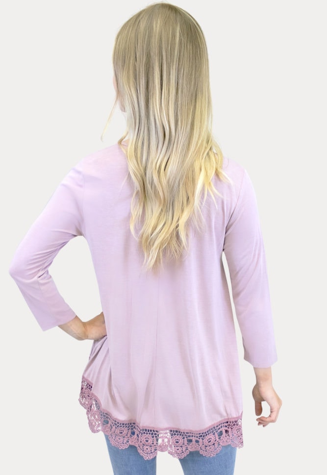 embroidered maternity tunic