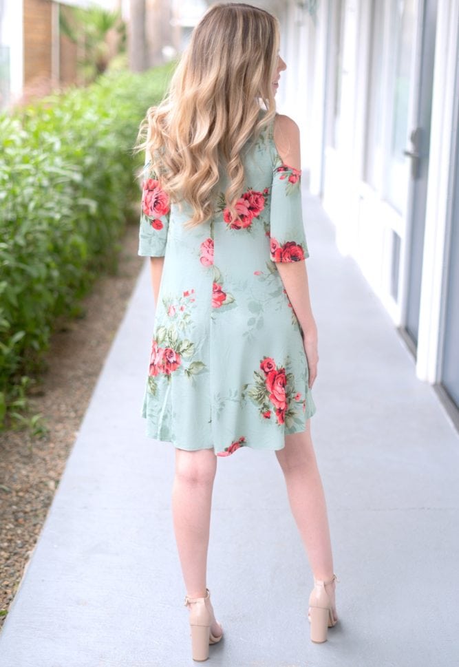 floral flowy dress