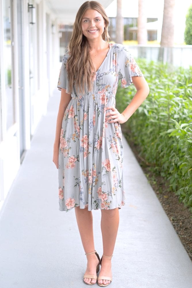 women's floral sundress