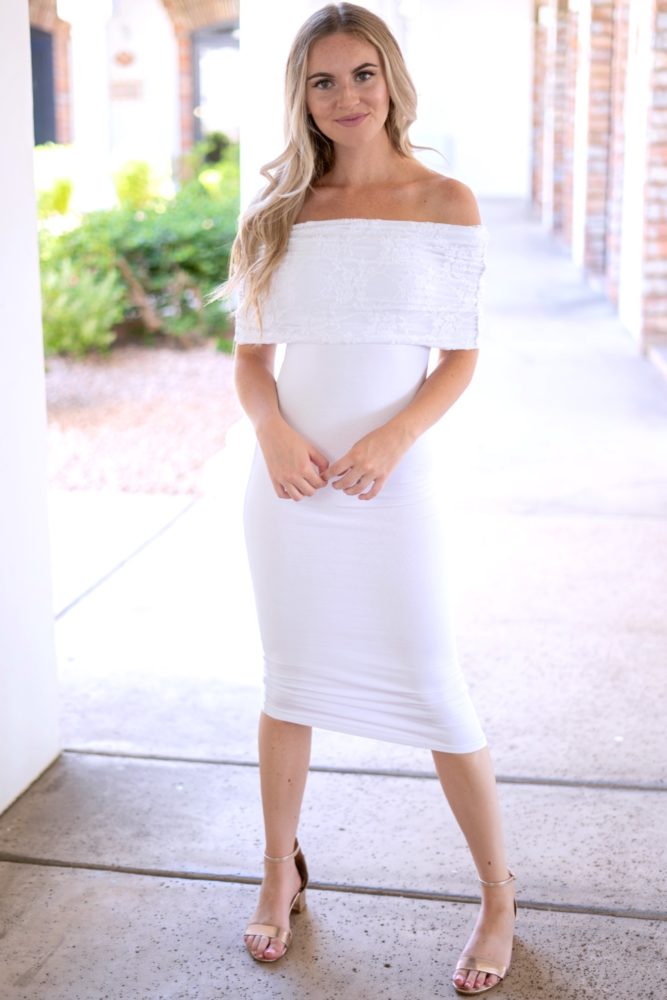 dress with lace