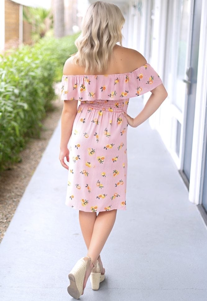 dress with oranges