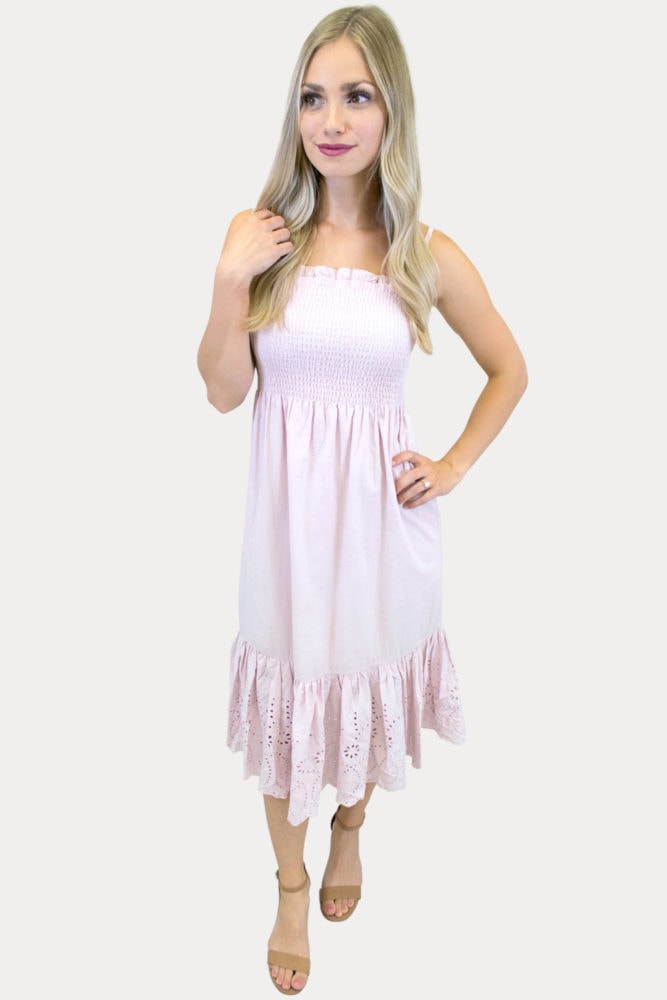 embroidered bottom dress