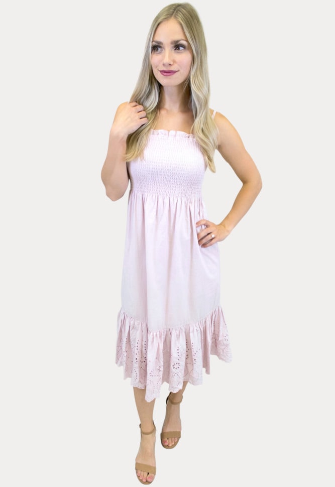 embroidered bottom dress