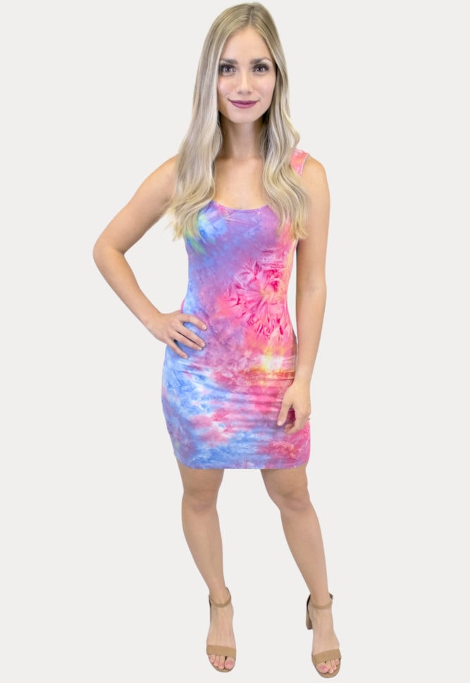 tie dye dress