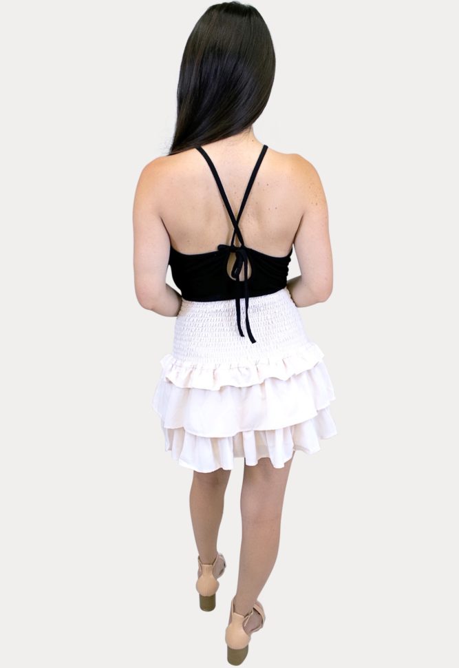 women's ruffle skirt