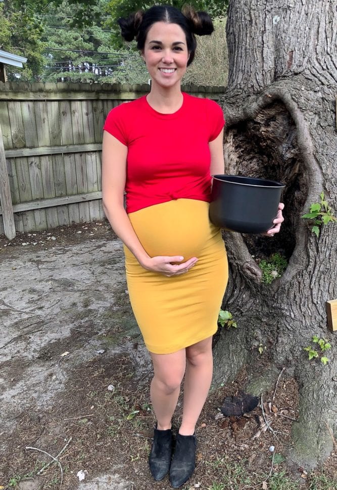 maternity pooh bear costume