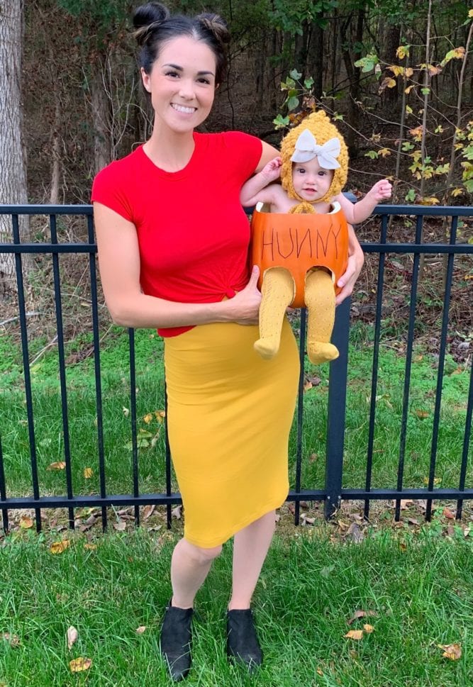 maternity pooh bear costume