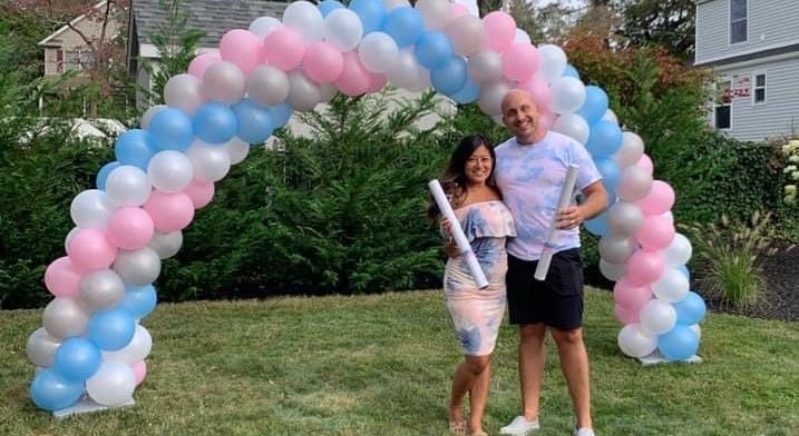 Tie Dye Gender Reveal
