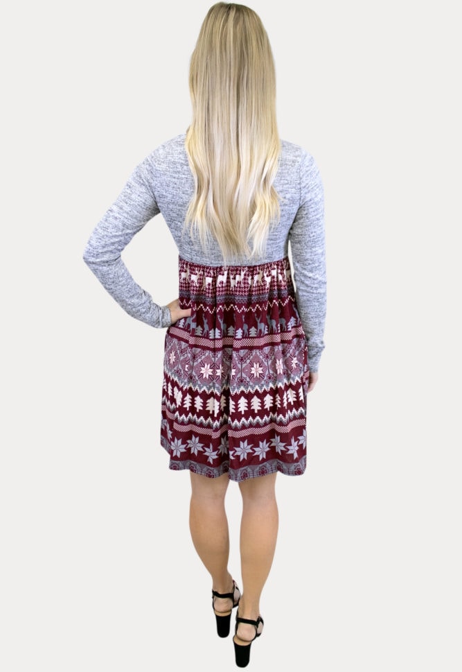 holiday maternity dress