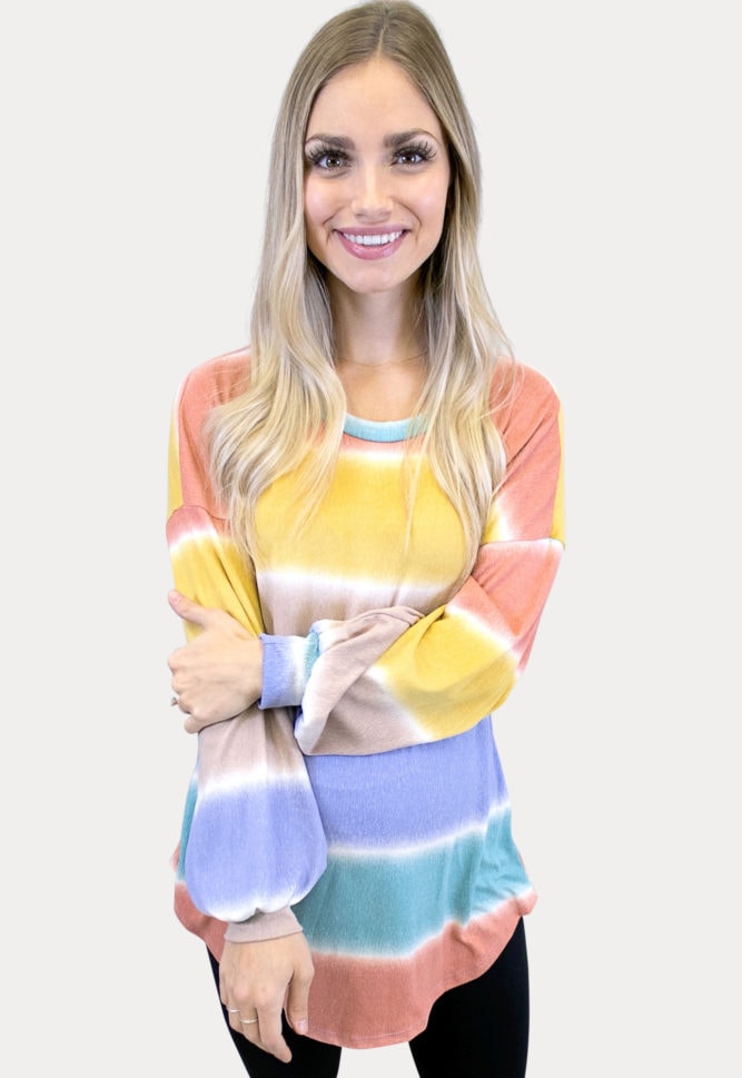 striped maternity tunic