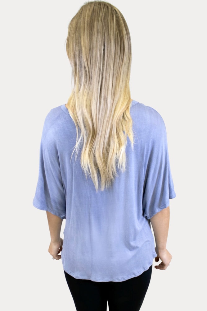 knot front maternity top