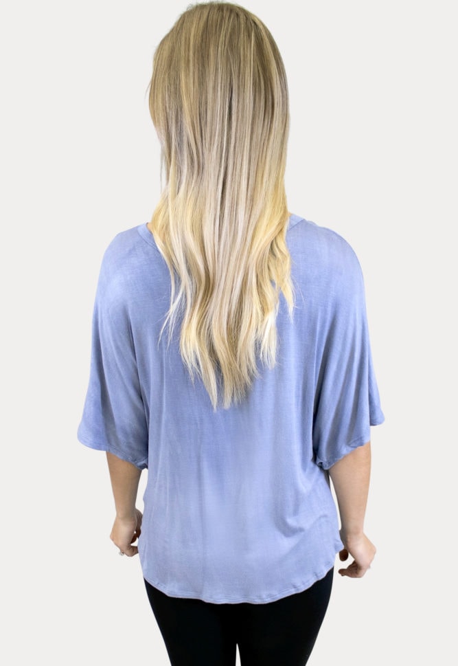 knot front maternity top