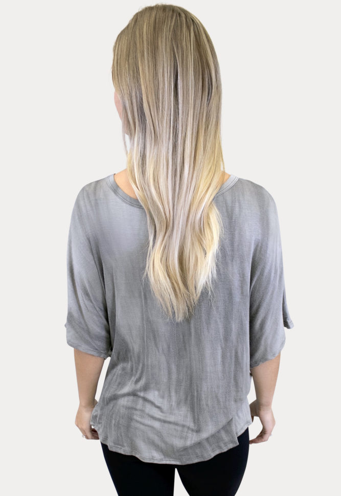 tie front maternity tee