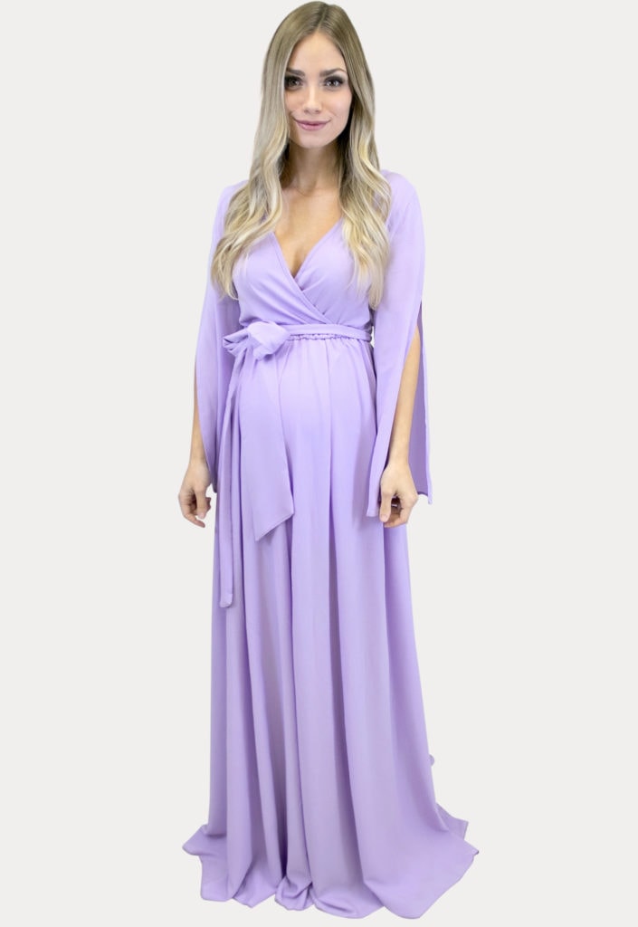 flowy maternity maxi