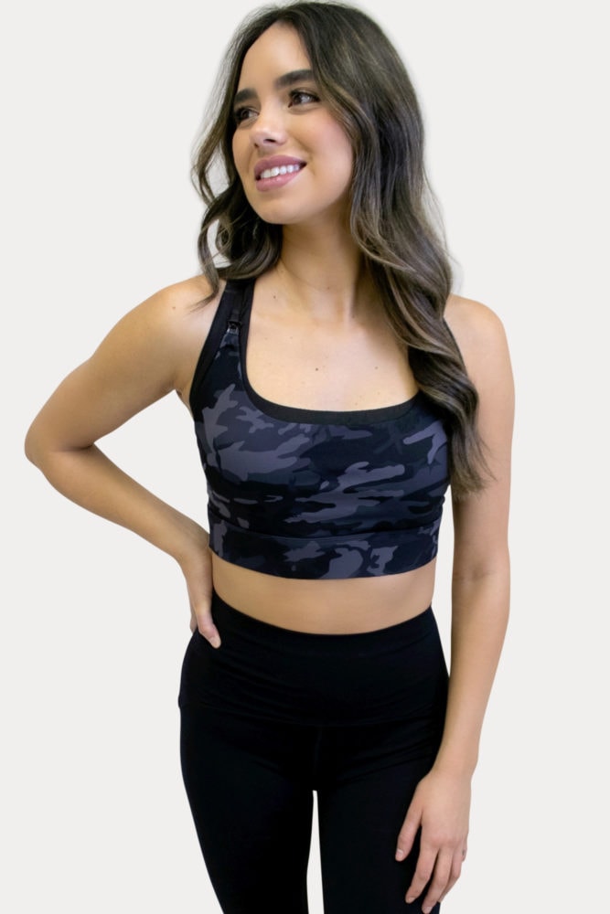 camo maternity sports bra