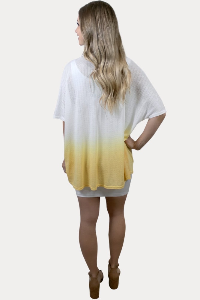 tie dye pregnancy shrug