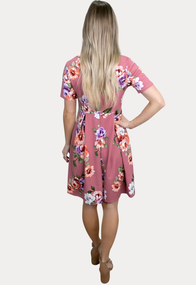floral babydoll pregnancy dress