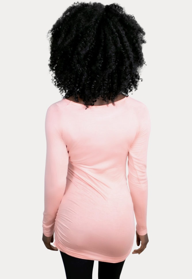 basic long sleeve maternity top
