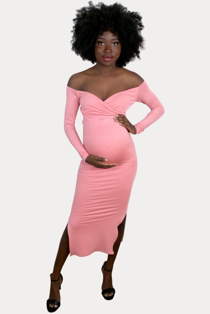 sweetheart pregnancy dress