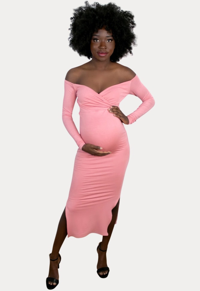 sweetheart pregnancy dress