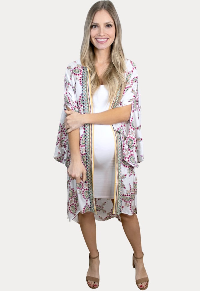 fun maternity kimono
