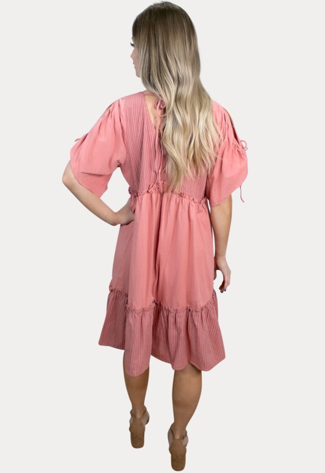 babydoll striped pregnancy dress