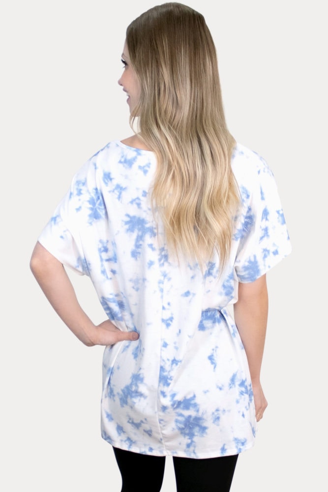 tie dye pregnancy top
