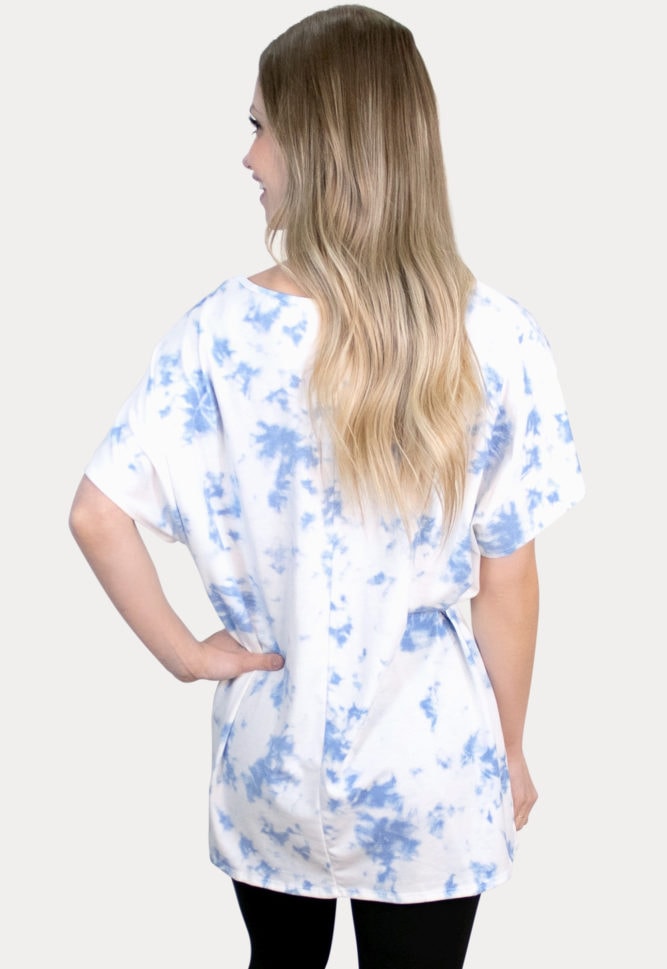 tie dye pregnancy top