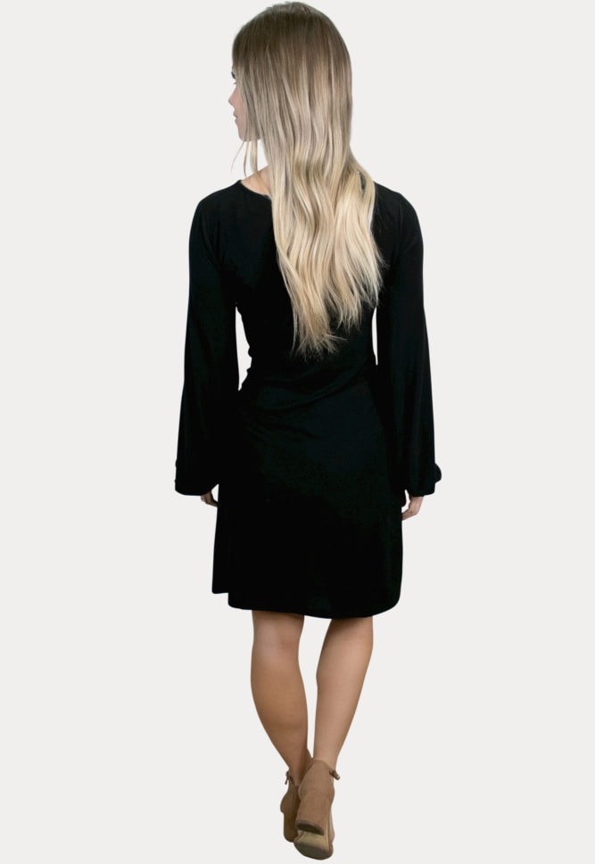 bishop sleeve pregnancy dress