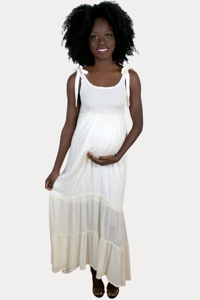 smock top pregnancy dress