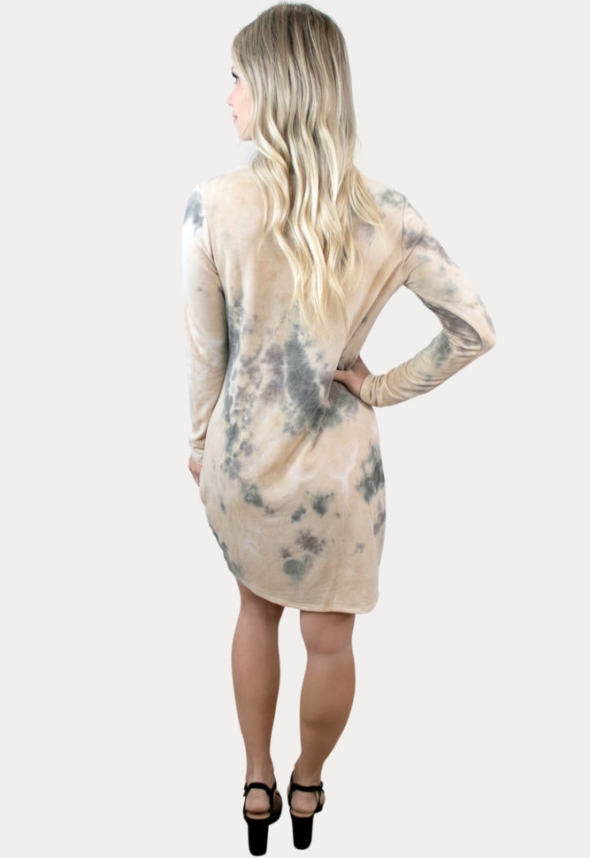 knot front maternity dress