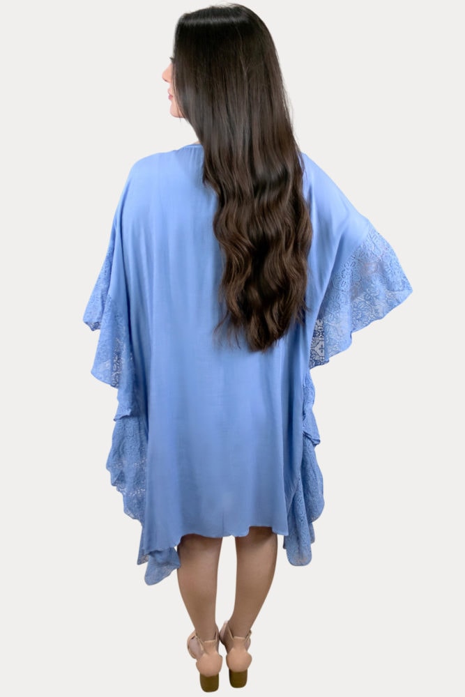 blue pregnancy cardigan