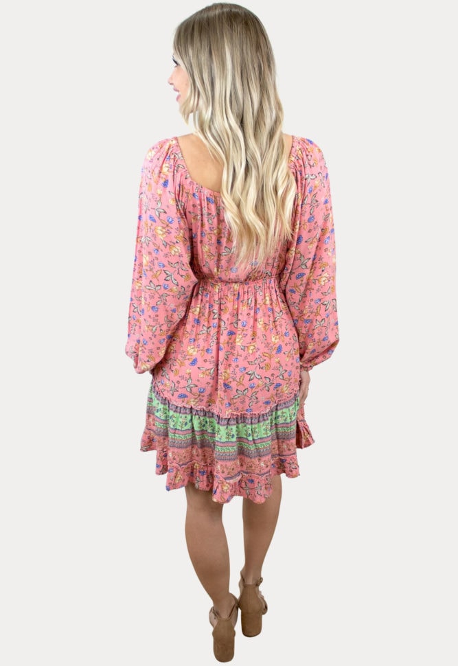 babydoll floral pregnancy dress