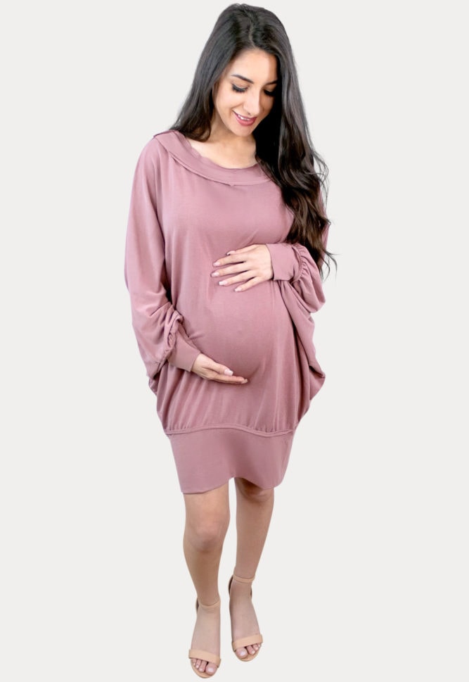 oversized maternity t-shirt dress