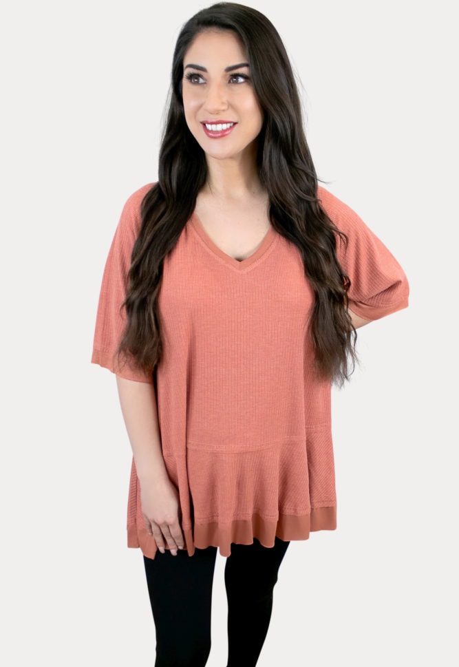 ribbed maternity tee