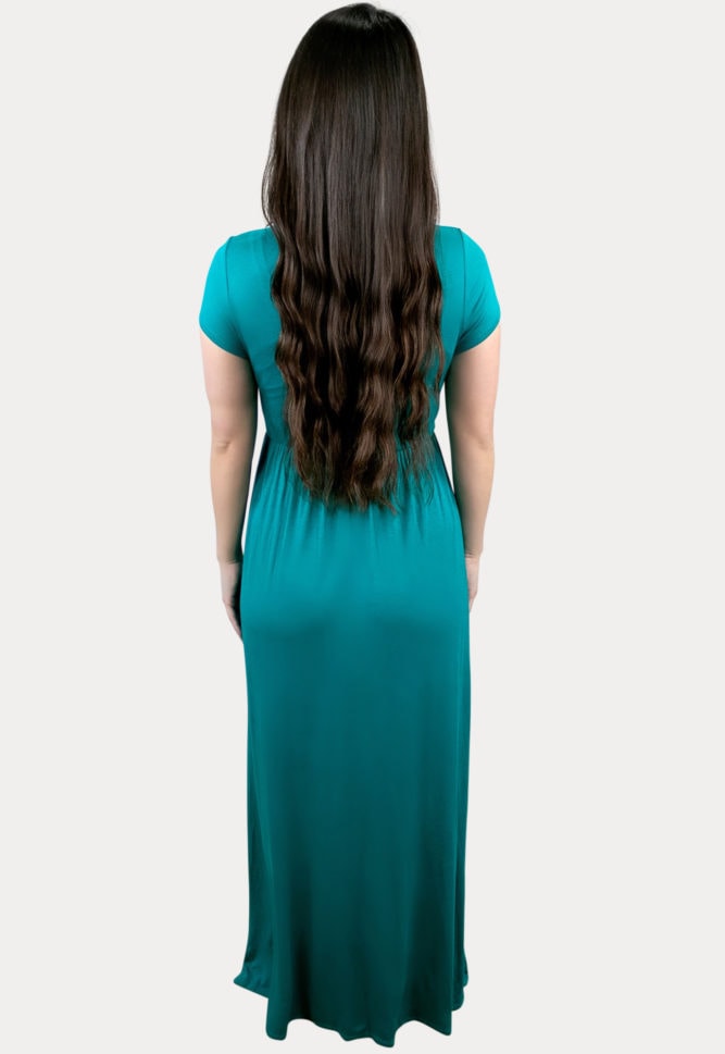 twist front maternity maxi