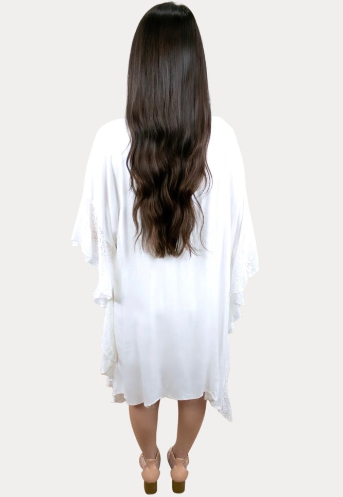 white pregnancy cardigan