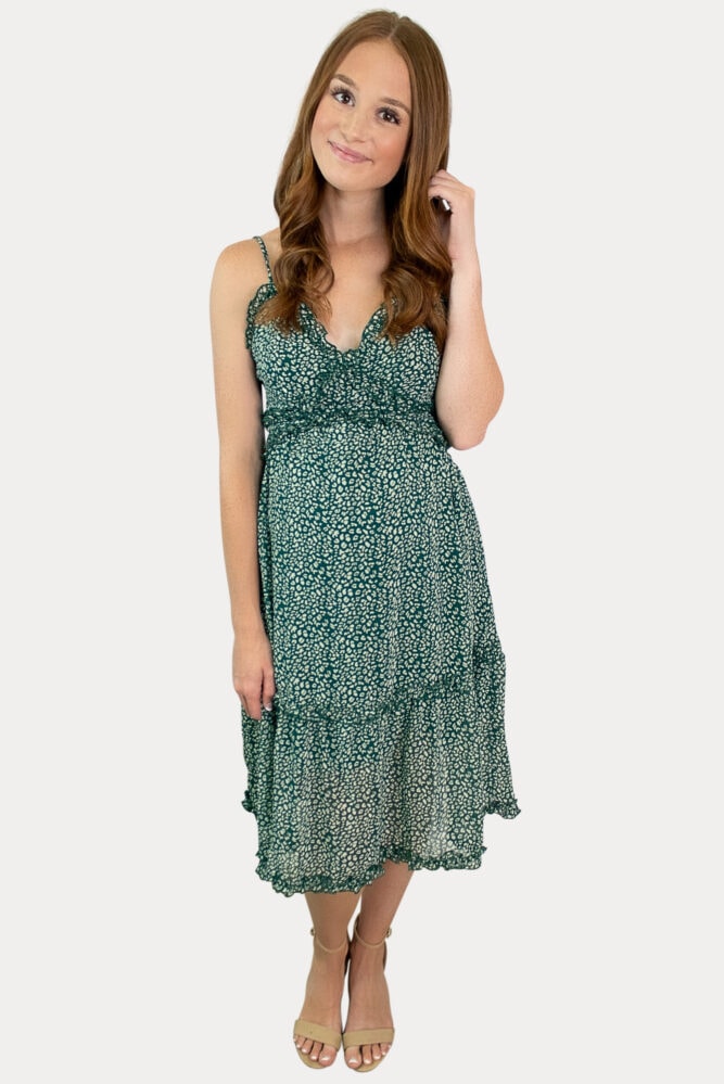 sleeveless pregnancy dress