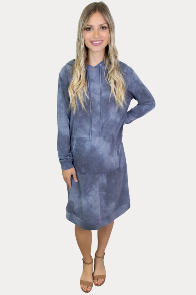 hoodie maternity dress