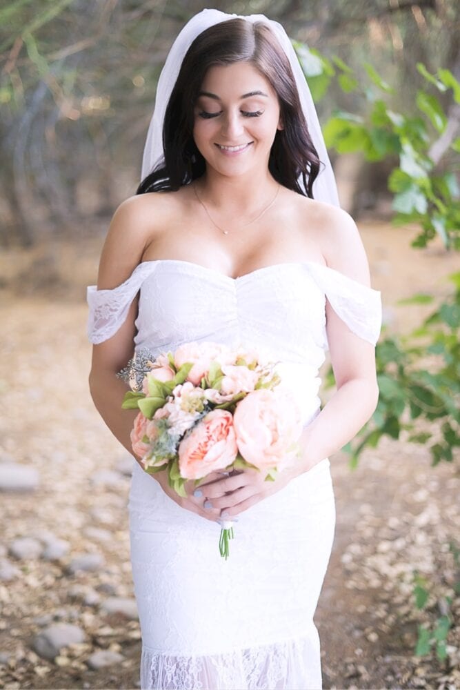 lace pregnancy wedding dress