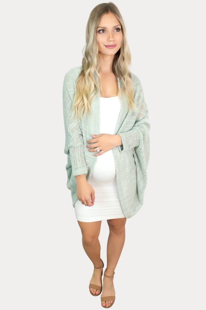 knit pregnancy shrug