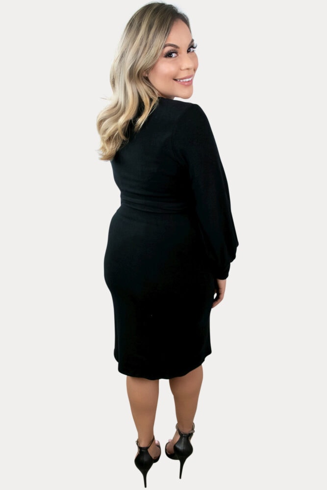knit pregnancy dress