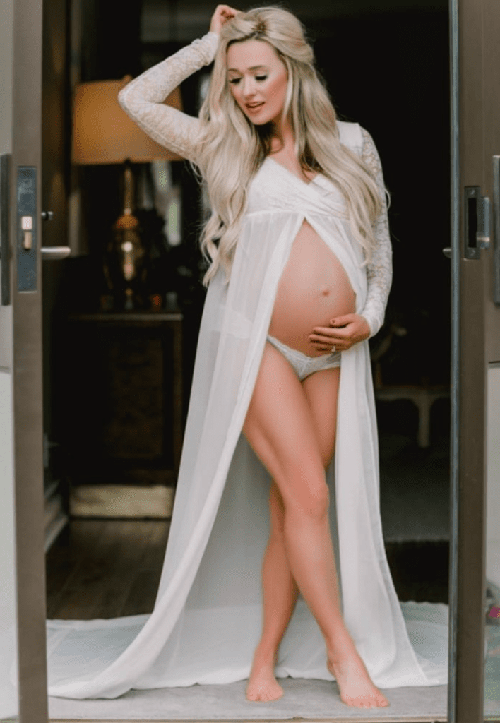 Long-Sleeve Sweetheart Open Gown