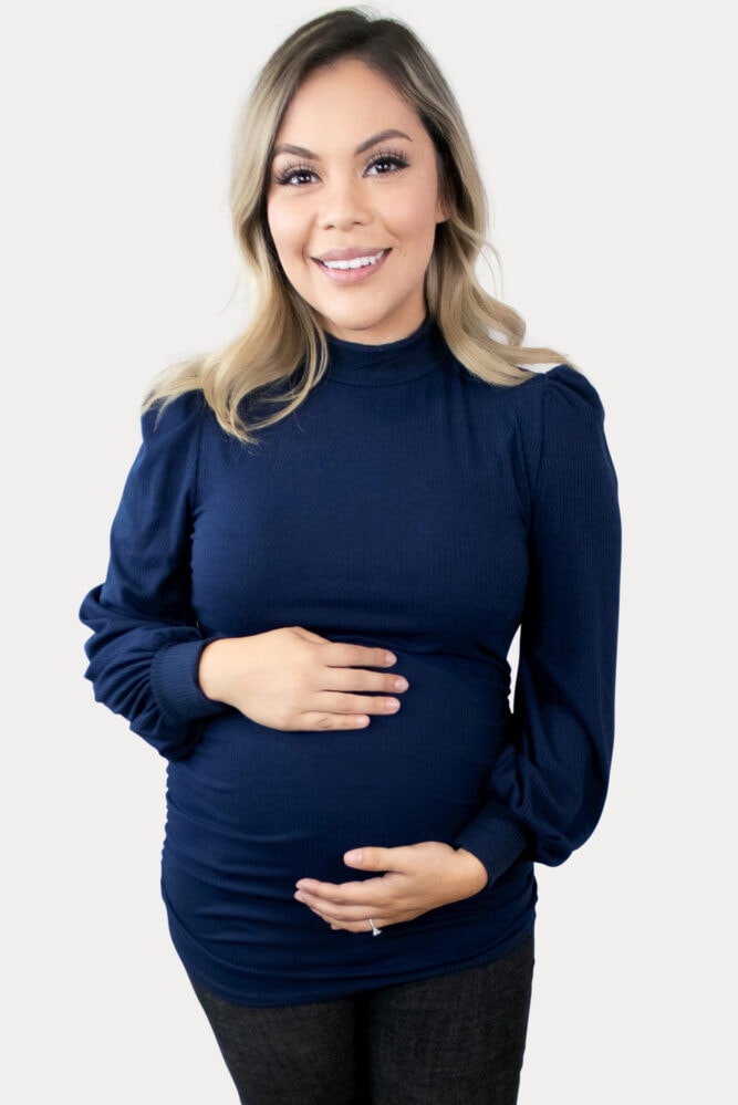 bishop sleeve maternity top