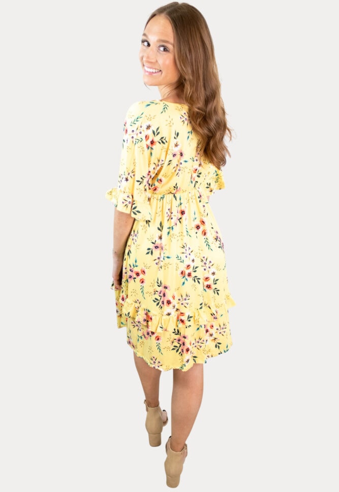 Yellow Pregnancy Dress