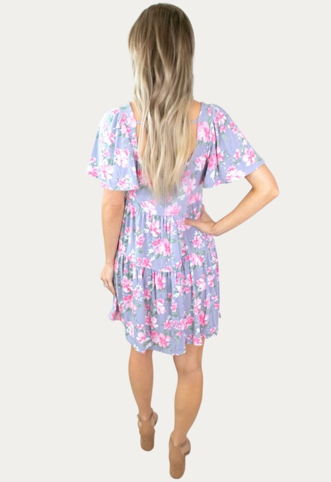Short Sleeve Babydoll Maternity Dress